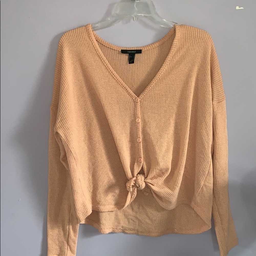 Forever 21 front knot cardigan - Picture 1 of 4